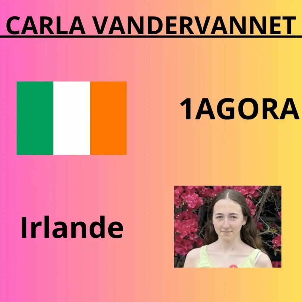 Carla Vandervanet, 1AGORA, PFMP à Cork, Irlande