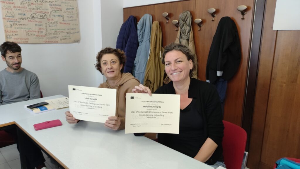 Remise des certificats le dernier jour de la formation