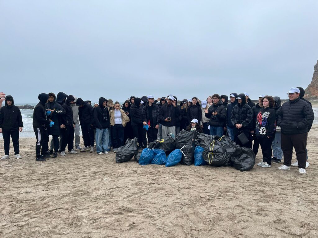 Limpieza de la playa - photo del grupo