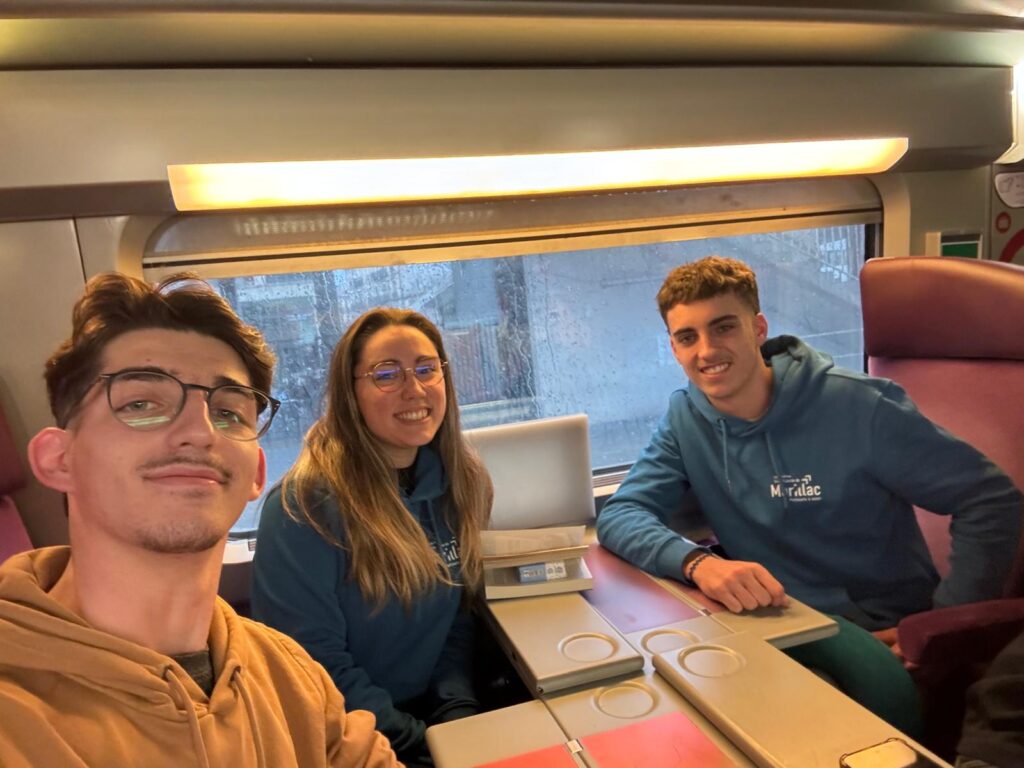 Trainees from Ghent, accompanied by Pauline Tourreilles, teacher