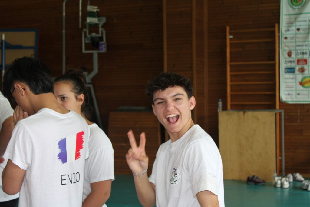 Too much fun, can't wait for next year! Mattis doing the Victory sign