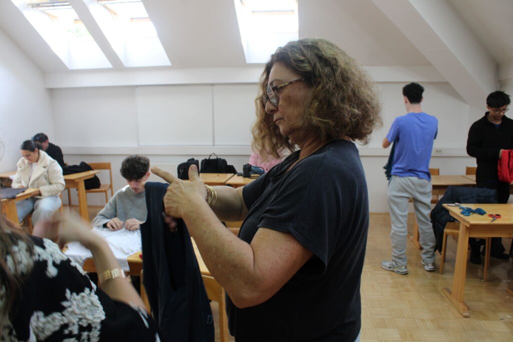 Atelier recyclage - Anne Campilla Coordinatrice française du projet