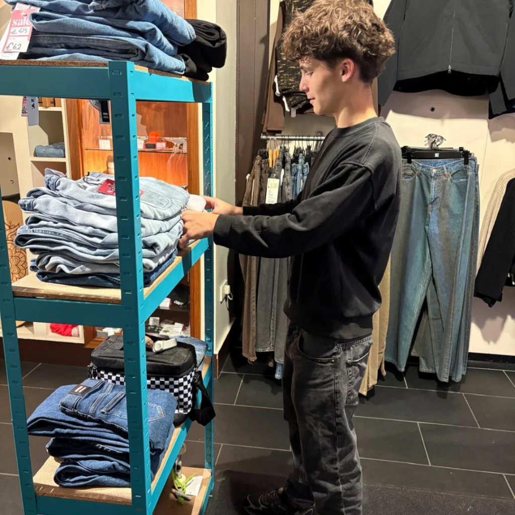 Emmanuel Pacault on an internship in a ready-to-wear boutique