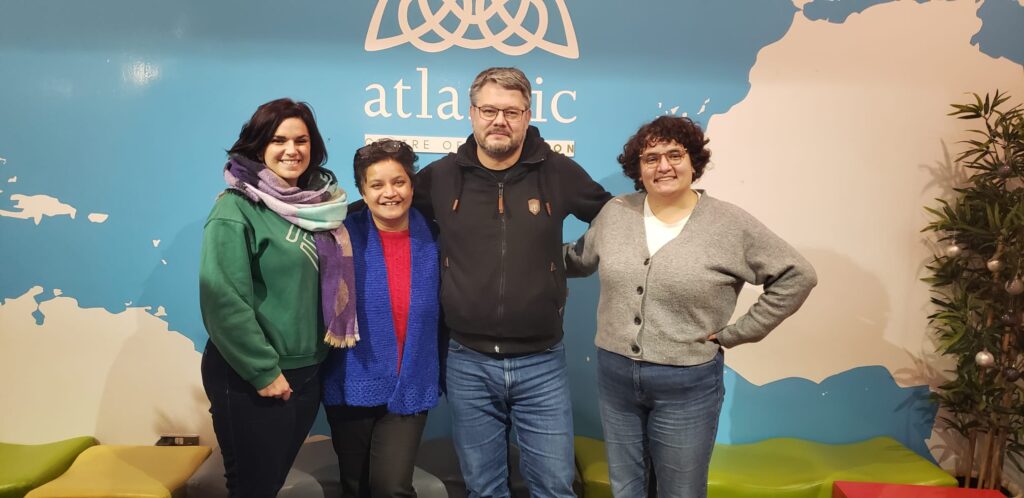 Isabelle Bousquet and her group at the end of the training week