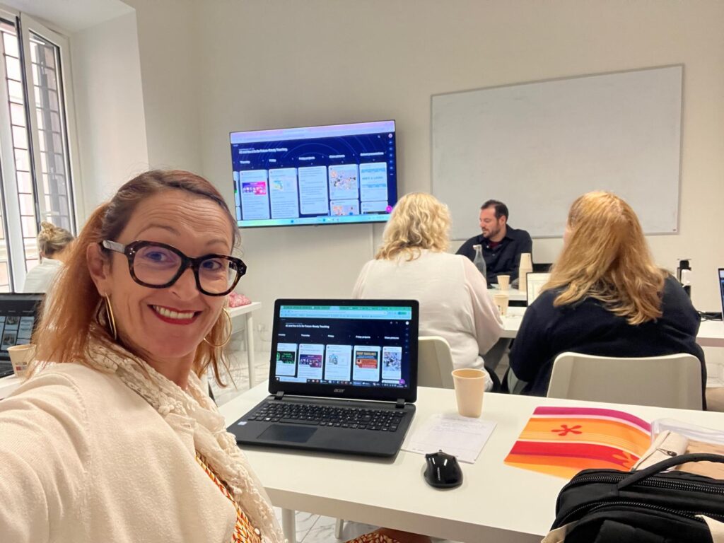 Karine Allart-Bouriche during a training session