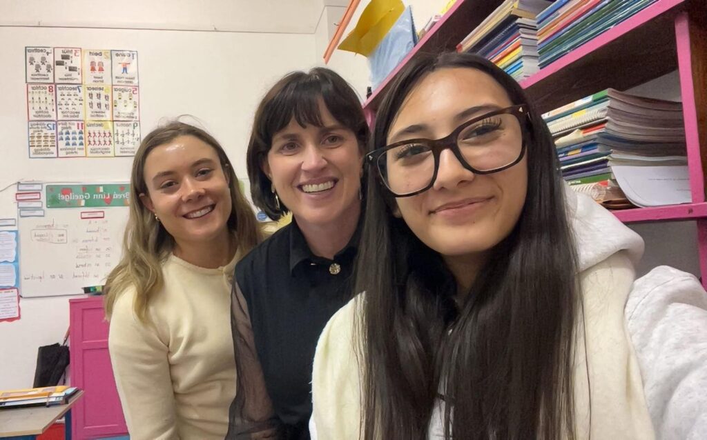 Manon and 2 mentor teachers