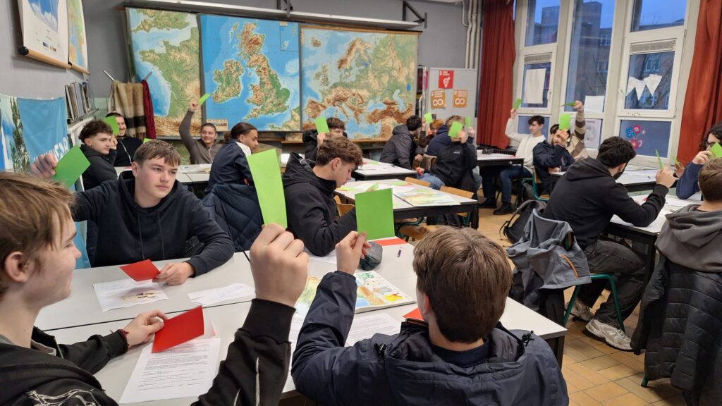 Cours de Géographie dispensé en langue anglaise pour inclure nos élèves 