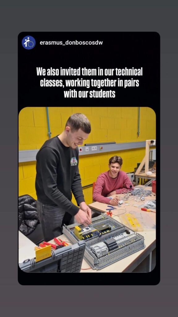 Participation de nos élèves à quelques ateliers électricité 