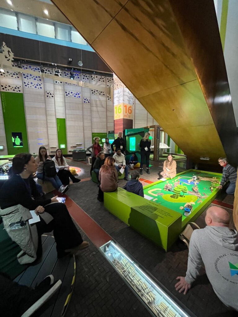 Educational workshop at Pilke - a multi-sensory, interactive exhibition for all ages on the sustainable use of Nordic forests