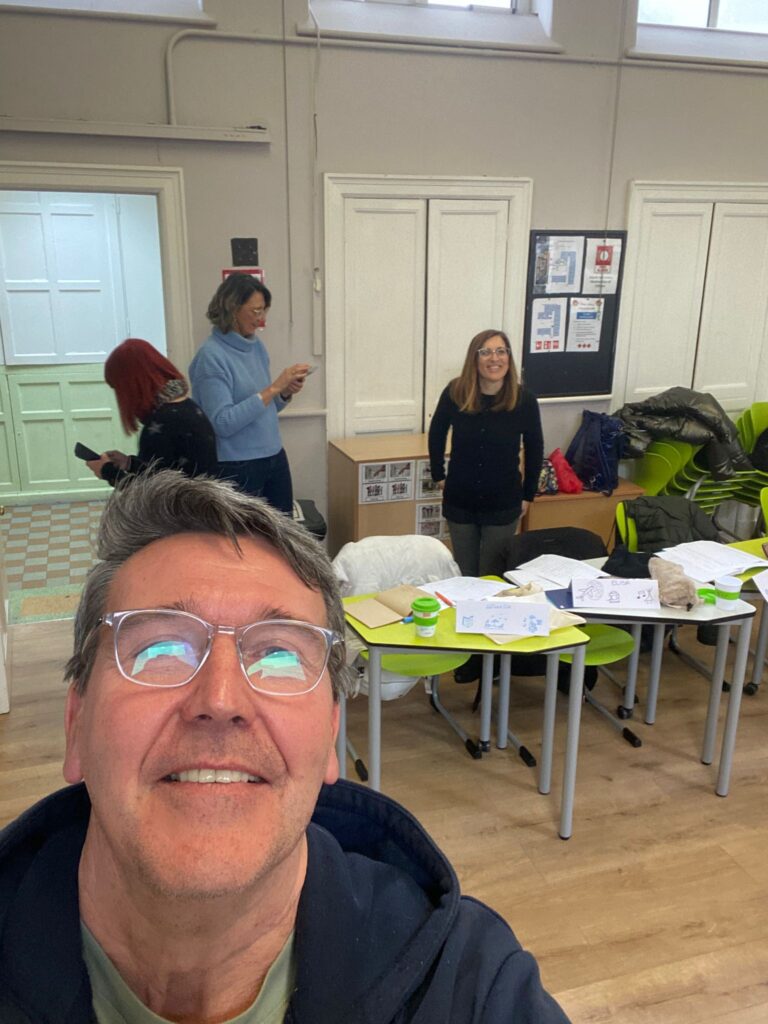 Marc Soriano, enseignant d'électricité en formation