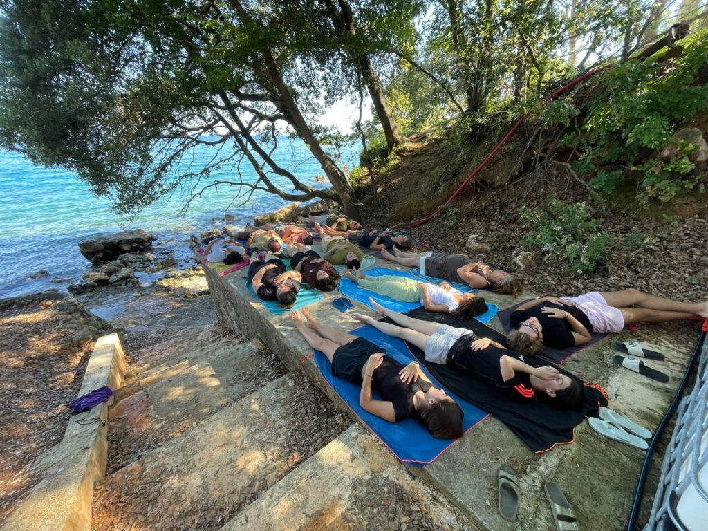 Ejercicios de respiración para el buceo en apnea